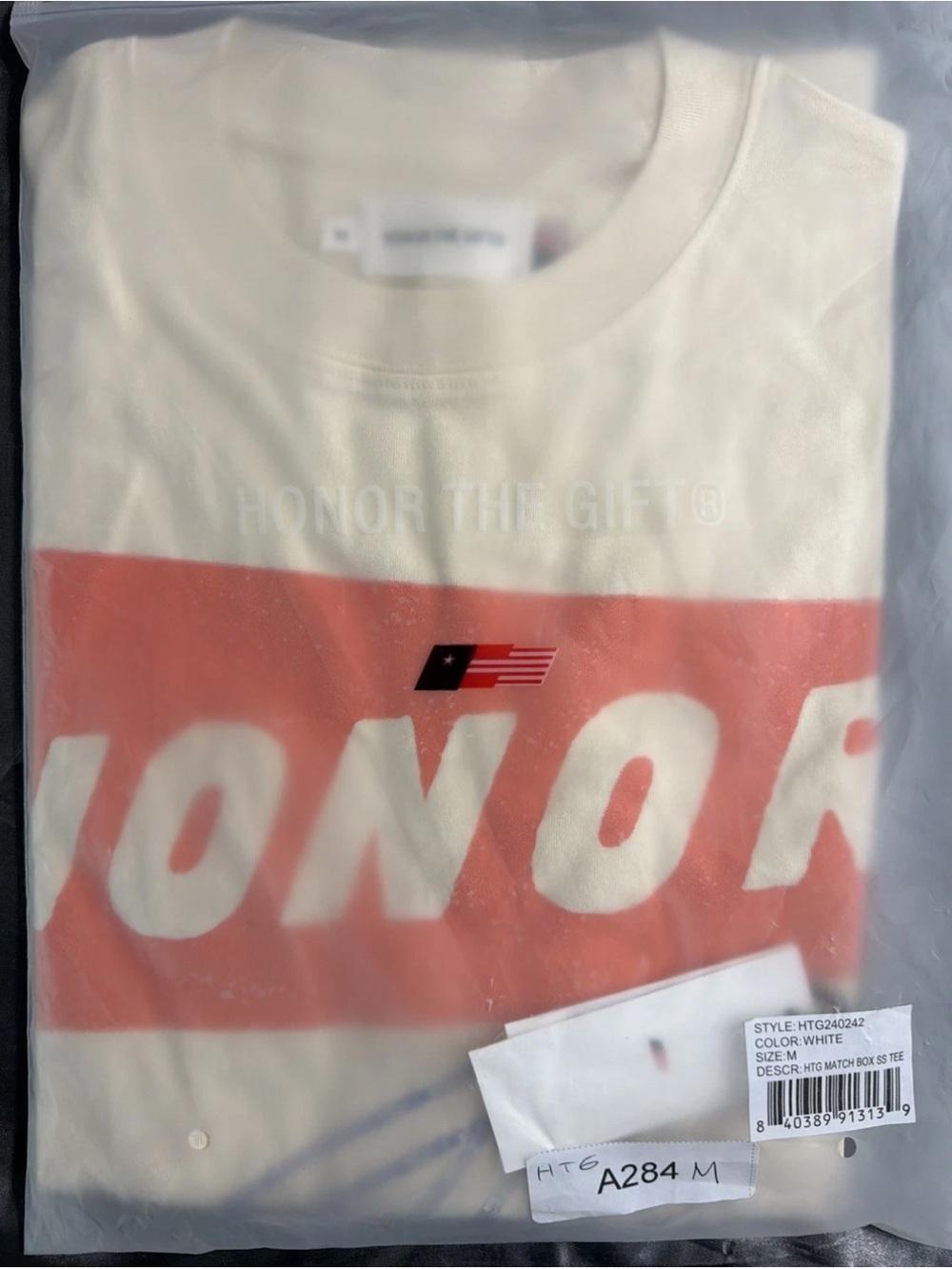 Honor The Gift Matchbox White Tee Small - Picture 2 of 2